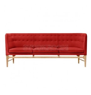 Joel Scandinavian Style Fabric Sofa