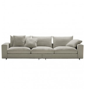 Kagan Fabric Feather Down Sofa - 3 seater