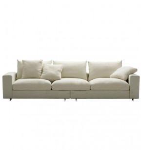 Kagan Fabric Feather Down Sofa - 3 seater