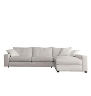 Kagan Leather Feather Down Sofa - L Shape