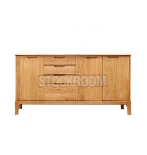 Kala Solid Oak Wood Sideboard
