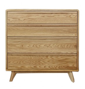 Kayser 4 drawers Solid Oak Wood Chest