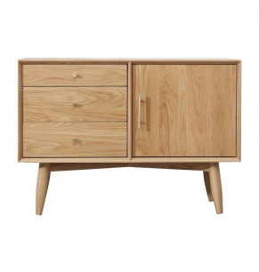 KHASAN SOLID WOOD SIDEBOARD CABINET AND MEDIA CONSOLE