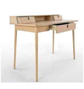 Koonara Solid Oak Wood Working Desk with Drawers