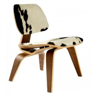 Charles Eames LCW Style Chair in Ponyhide