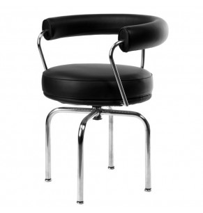 LE Corbusier LC7 Style Swivel Armchair