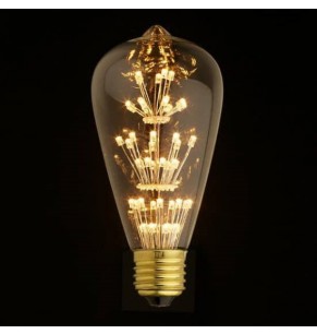 LED Edison Bulbs – ST64 Teardrop Starry Night 