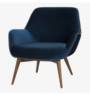 Leighton Luxury Fabric Armchair