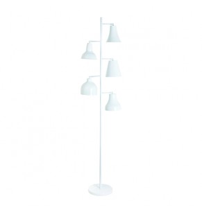 Leitmotiv Floor Lamp Louvre Classic White