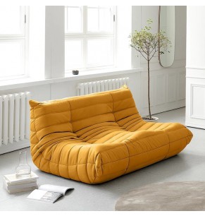 Lennox Caterpillar Style Velvet 2 Seater Sofa