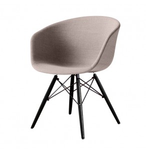 Leona Dining Armchair - Full Fabric Dining Chair