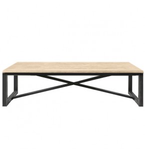 Loft Style Industrial Solid Wood Coffee Table