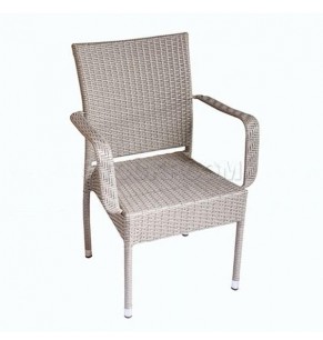 Lori Outdoor Stackable Dining Armchair