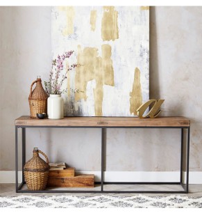 Malcolm Industrial Console Table
