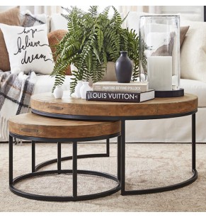 Malcolm Round Nesting Coffee Table