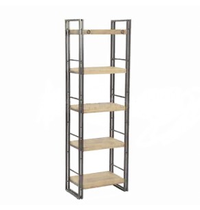 Manhattan Vintage Industrial Style Solid Wood Single Bookshelf by Stockroom