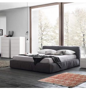 Mathias Fabric Upholstered Bed Frame