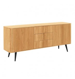 Mecca Solid Oak Wood 2 doors Sideboard with 3 drawers