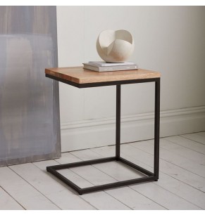 Mendez Industrial Side Table