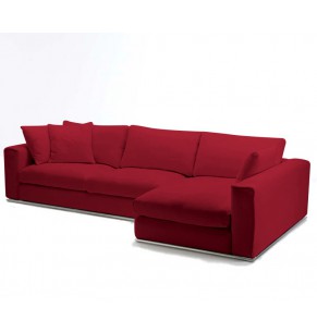 Merton Fabric Feather Down Sofa - L Shape / Sectional Sofa