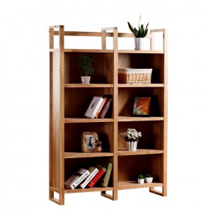 Milora Solid Oak Wood Bookshelves