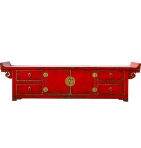 Modern Chinese Collection Ming Style Sideboard / Buffet Cabinet by Stockroom