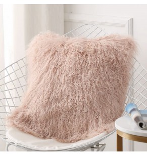 Mongolian Lamb Fur Cushion