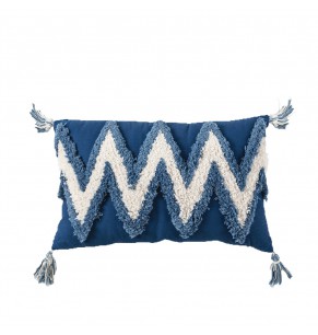 Moroccan Style Geometric Tufted Embroidery Cushion