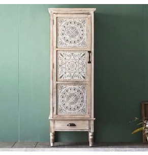 Morocco Vintage Style Accent Cabinet 