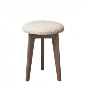 Moss Solid Oak Wood Round Stool