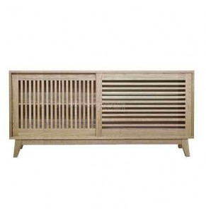 Nadia Solid Oak Wood Storage Cabinet / Sideboard