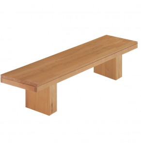 Noah Solid Oak Wood Bench