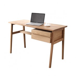 Nolene Solid Oak Wood Desk