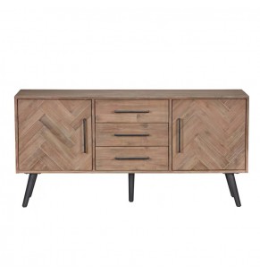 Nottingham Industrial Style Solid Wood Sideboard