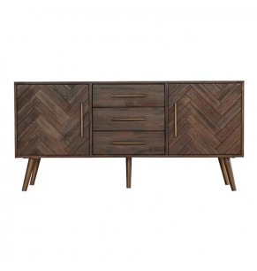 Nottingham Industrial Style Solid Wood Sideboard