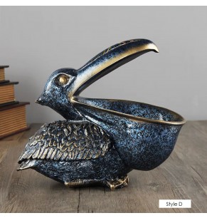 PELICAN STORAGE FIGURINE / Decoration