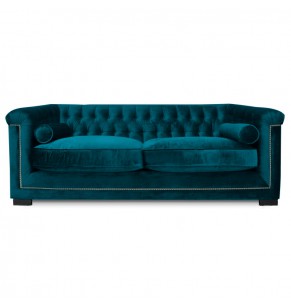 Penelope Chesterfield Fabric Sofa