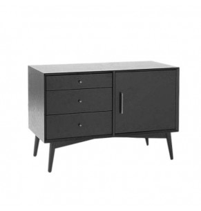 Percy Black Compact Sideboard Storage