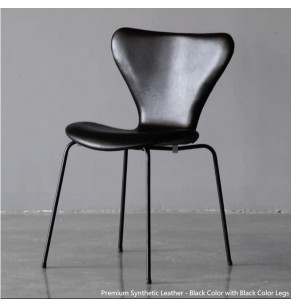 Arne Jacobsen Series 7 Style Upholstered Dining Chair - Stackable Chair 