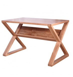 Purua Small White Oak Desk