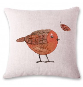 Red Bird decorative Cushion