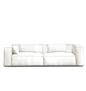 Romano Fabric Feather Down Sofa - 2 Seater