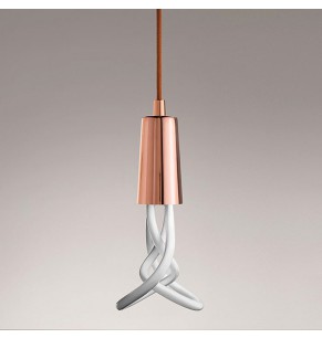 Rose Cooper Bulb Pendant Light