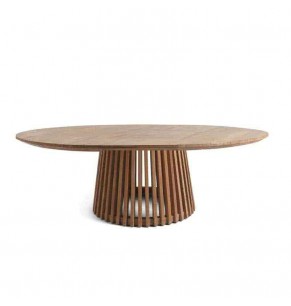 Rossella Style Solid Oak Wood Coffee Table