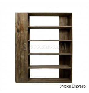 Shelly solid reclaimed Elm wood bookshelf