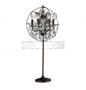 Sigfrido Industrial Crystal Table Lamp
