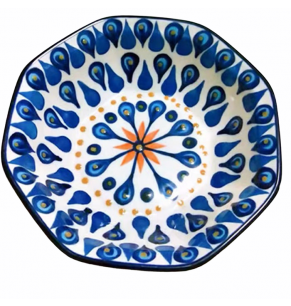 Guatermala Style Peacock Pattern Bowl