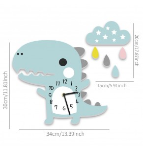 Baby Dinosaur Wall Clock