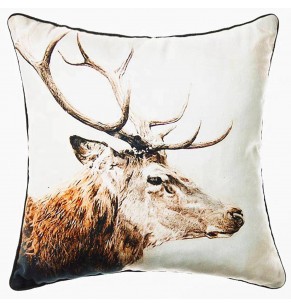 Winter Deer Decorative 2 Cushion