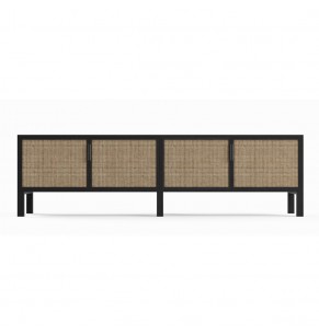 Harper Rattan Entertainment Unit TV Cabinet / Media Console